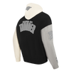 OKC Thunder Pro Standard Tonal Terry Cloth Colorblock Hoodie in Black - Back View