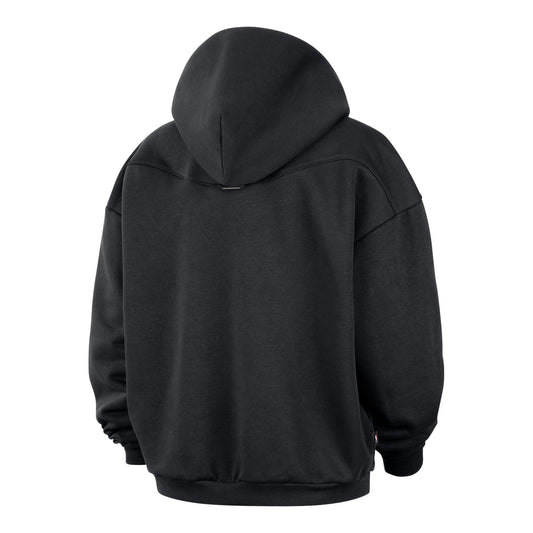 OKC Thunder Nike 2026-27 Icon Practice Sweatshirt in Black - Back View