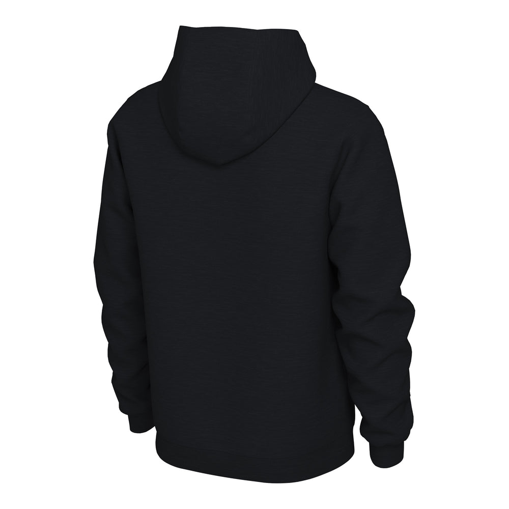 OKC Thunder 2025 NBA Champions Nike Locker Room Hoodie in Black - Back View