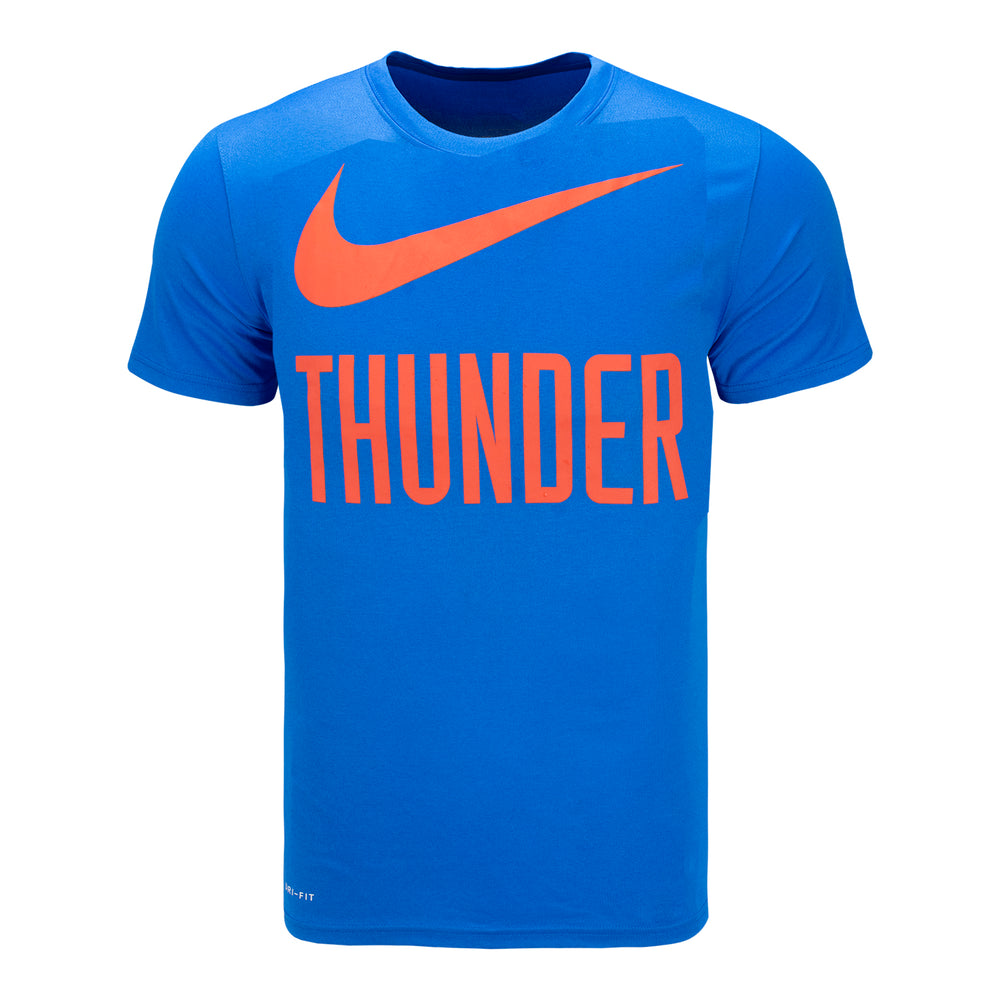 OKC THUNDER MENS THUNDER SWOOSH T-SHIRT