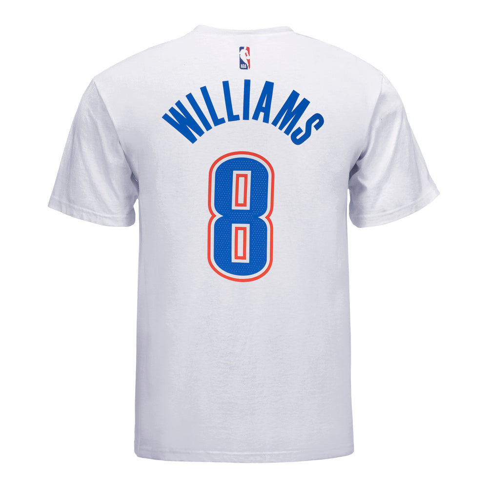 OKLAHOMA CITY THUNDER NIKE ASSOCIATION EDITION JALEN WILLIAMS NAME AND NUMBER TEE