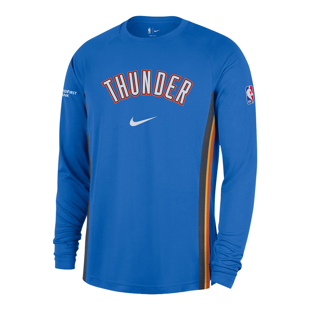 OKC THUNDER NIKE WARM-UP LONG SLEEVE TOP