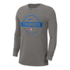 OKC Thunder Nike Practice Long Sleeve T-Shirt in Grey - Front View