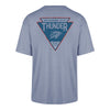 OKC THUNDER 47 BRAND OUTDOORS SWITCHBACK T-SHIRT in Blue - Back View