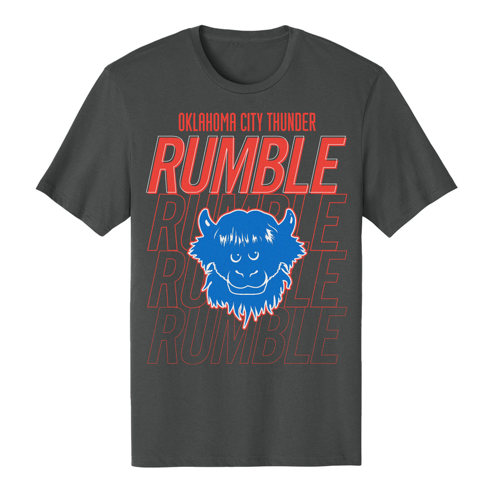 OKC THUNDER RUMBLE MASCOT T-SHIRT