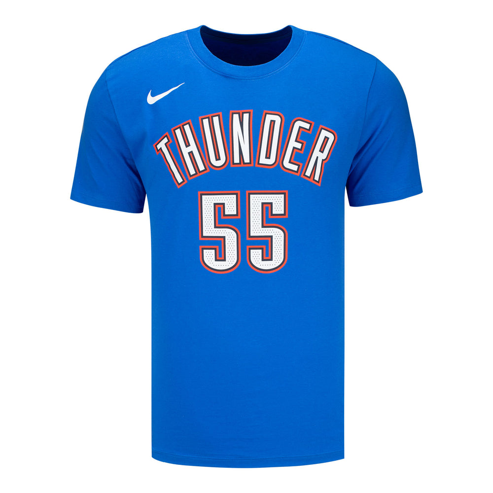Nike Thunder Isaiah Hartenstein N&N T-Shirt in Blue - Front View