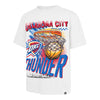 OKC Thunder 47 Brand Foundation Graffiti T-Shirt in White - Front View