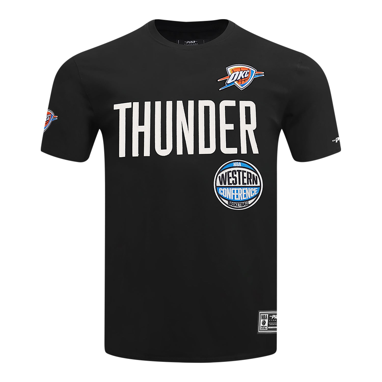OKC Thunder Pro Standard Modern Originals Black T-Shirt – Official