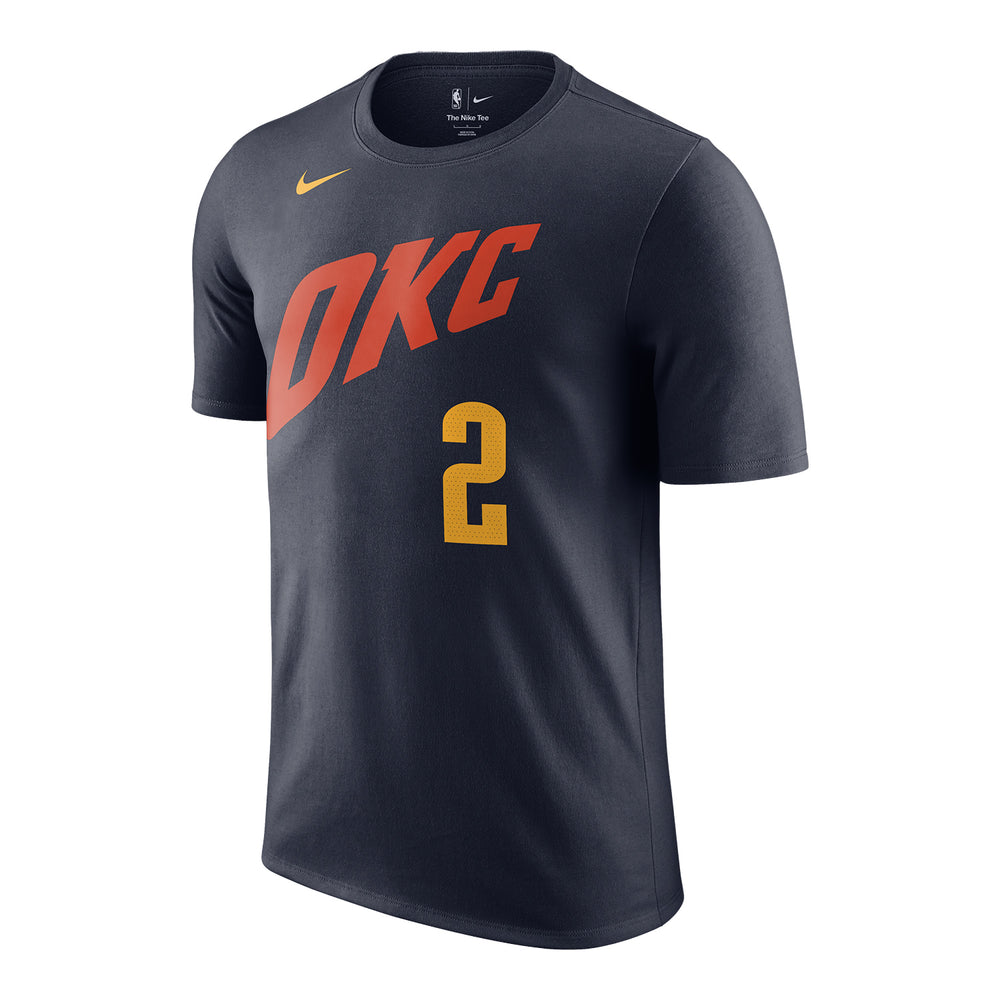 2023-24 OKLAHOMA CITY THUNDER CITY EDITION SGA N&N T-SHIRT front