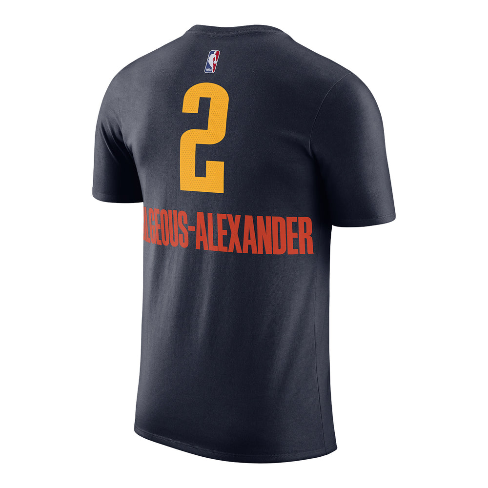 2023-24 OKLAHOMA CITY THUNDER CITY EDITION Shai Gilgeous-Alexander N&N T-SHIRT