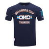 2025-26 CITY EDITION OKC THUNDER PRO STANDARD T-SHIRT in Blue - Front View