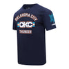 2025-26 CITY EDITION OKC THUNDER PRO STANDARD T-SHIRT in Blue - Front Left View