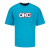 OKC Thunder Native Bold Wordmark T-Shirt in Blue - Front View