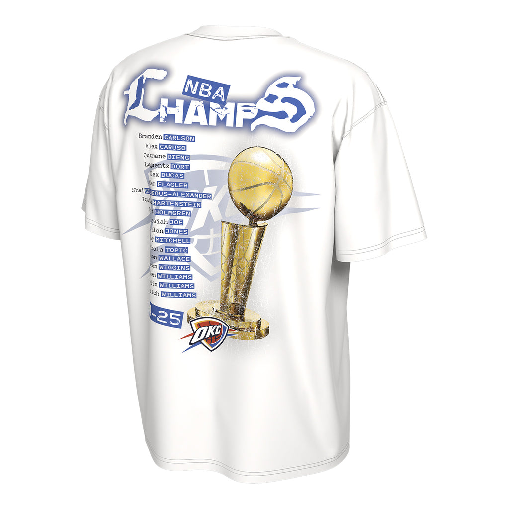OKC THUNDER 2025 NBA CHAMPIONS NIKE PARADE T-SHIRT | Official OKC