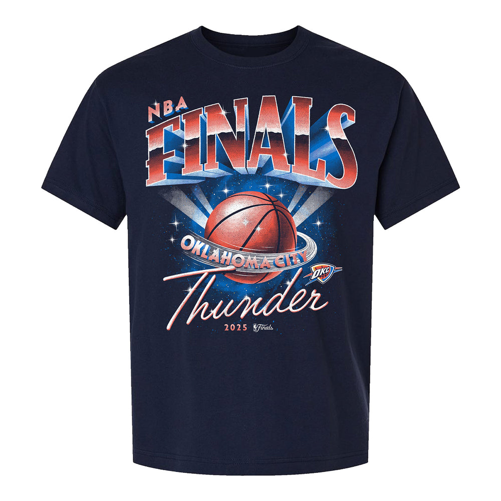 OKC THUNDER 2025 NBA FINALS SPACE T-SHIRT