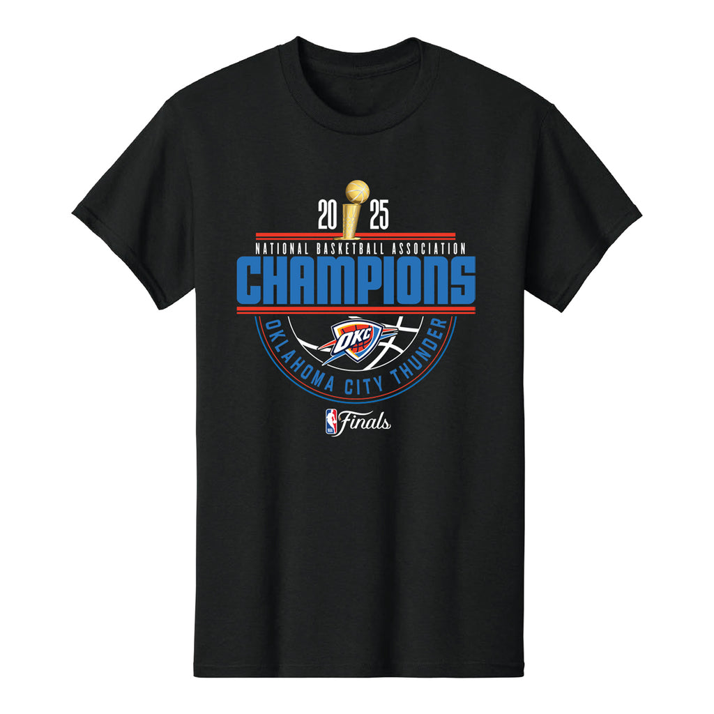 ちょこ。 OKC THUNDER 2025 NBA CHAMPIONS ARCH T-SHIRT | Official OKC