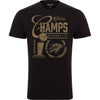 OKC Thunder 2025 NBA Championship Sportiqe Black T-Shirt in Black - Front View