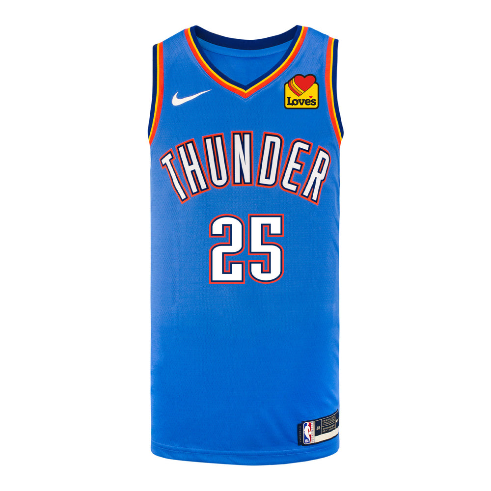 OKLAHOMA CITY THUNDER AJAY MITCHELL ICON SWINGMAN JERSEY - front