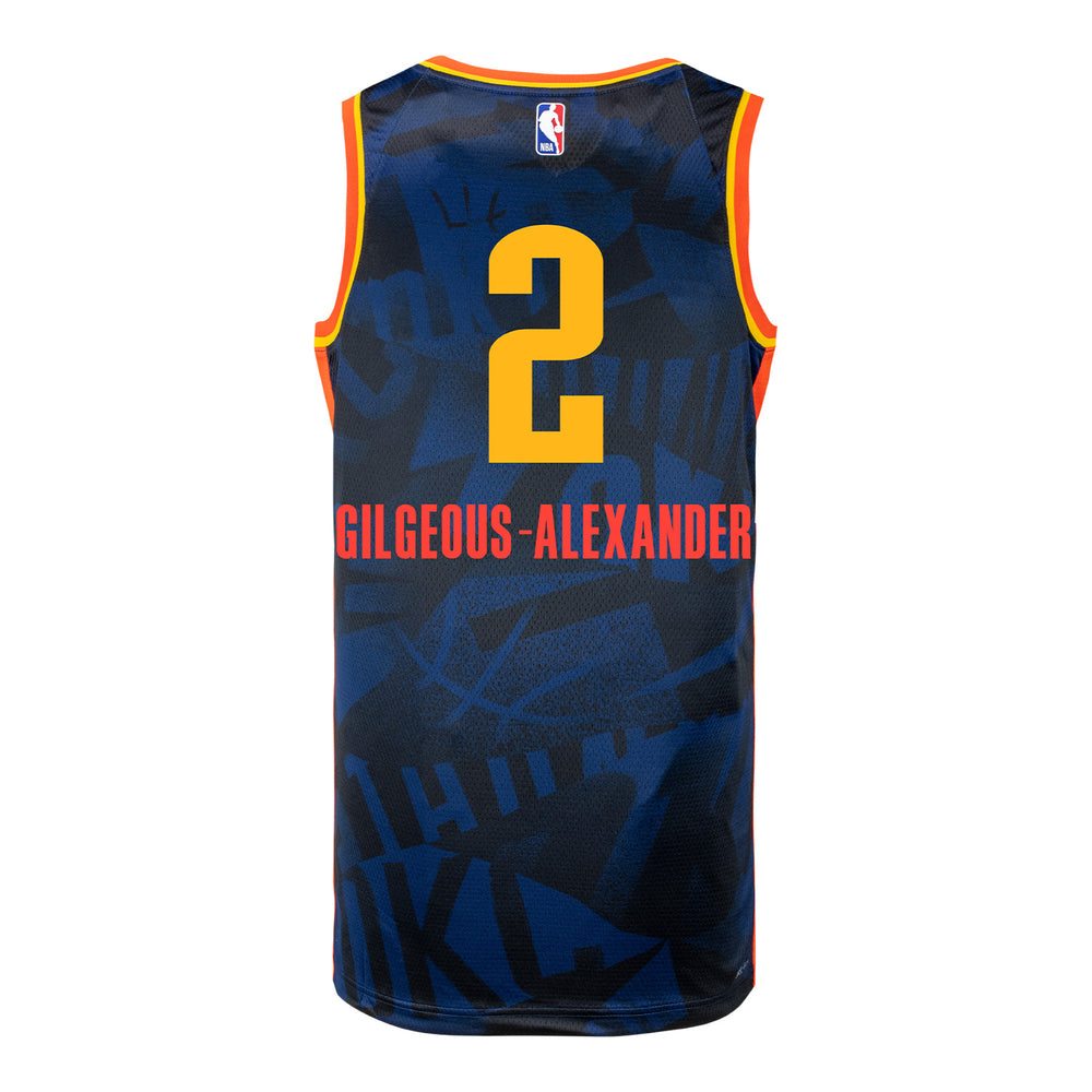 YOUTH 2023-24 OKLAHOMA CITY THUNDER SHAI GILGEOUS-ALEXANDER CITY EDITION UNIFORM