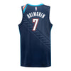 2025-26 OKLAHOMA CITY THUNDER CHET HOLMGREN CITY EDITION SWINGMAN JERSEY in Blue - BAck view