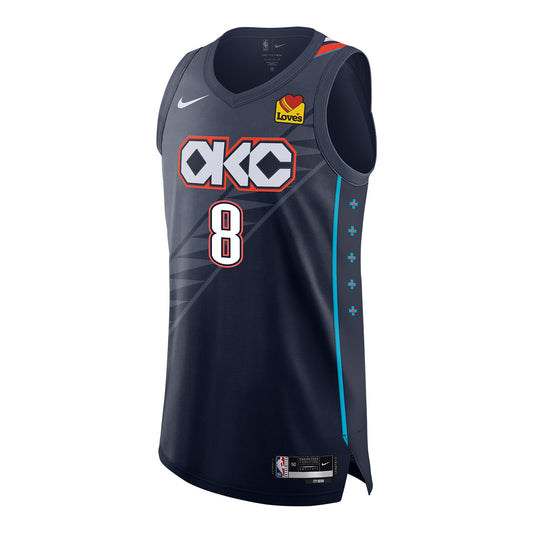 2025-26 OKLAHOMA CITY THUNDER JALEN WILLIAMS CITY EDITION AUTHENTIC JERSEY - Front View