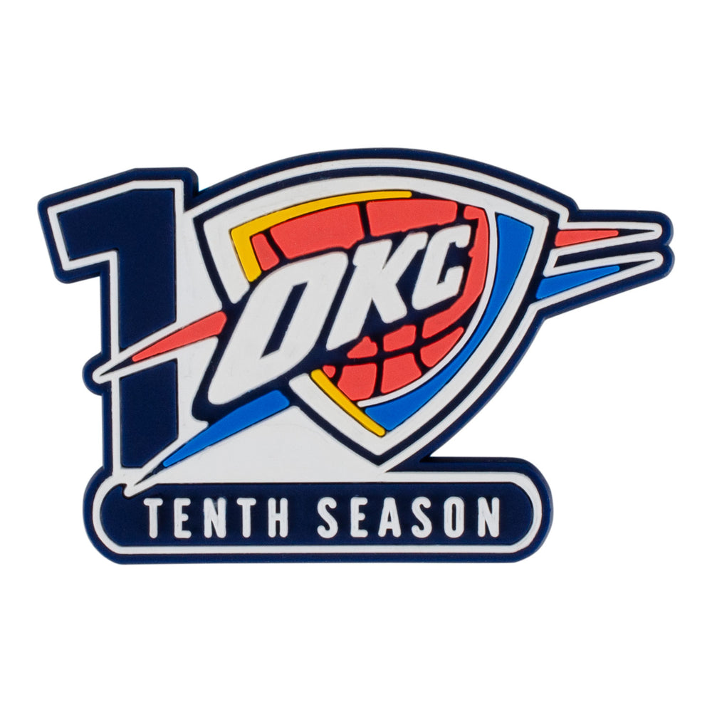 OKLAHOMA CITY THUNDER 10TH SEASON MAGNET