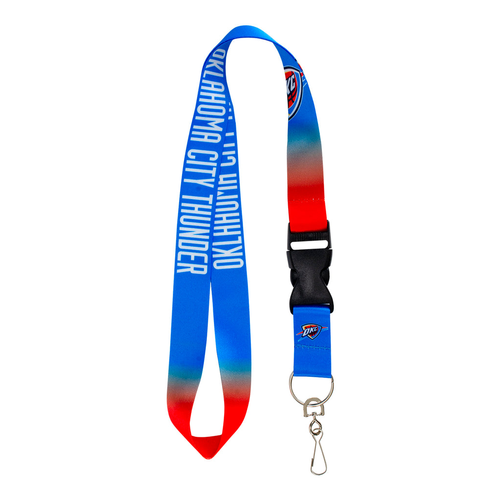 OKLAHOMA CITY THUNDER OVERLAP FADE LANYARD | Official OKC