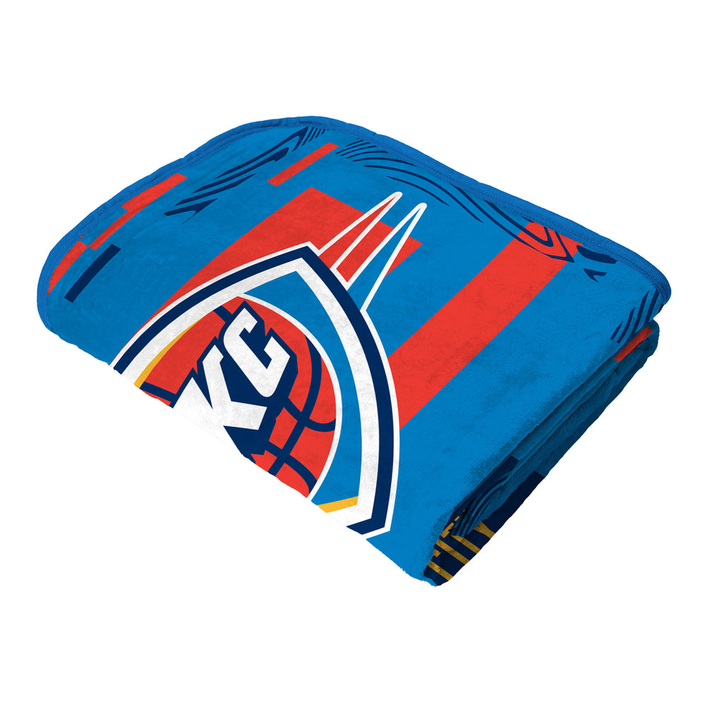 OKC THUNDER RASCHEL 60" X 80" DIGITIZE THROW BLANKET