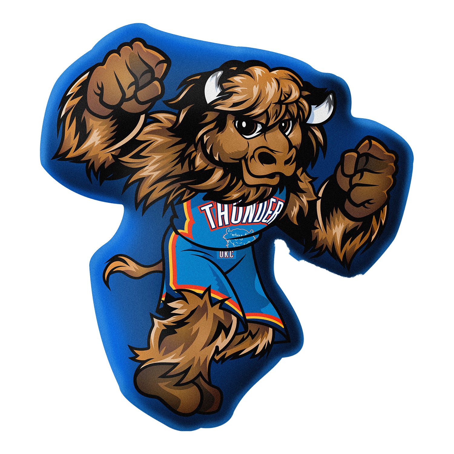 OKC THUNDER RUMBLE MASCOT PILLOW OKC THUNDER RUMBLE MASCOT PILLOW