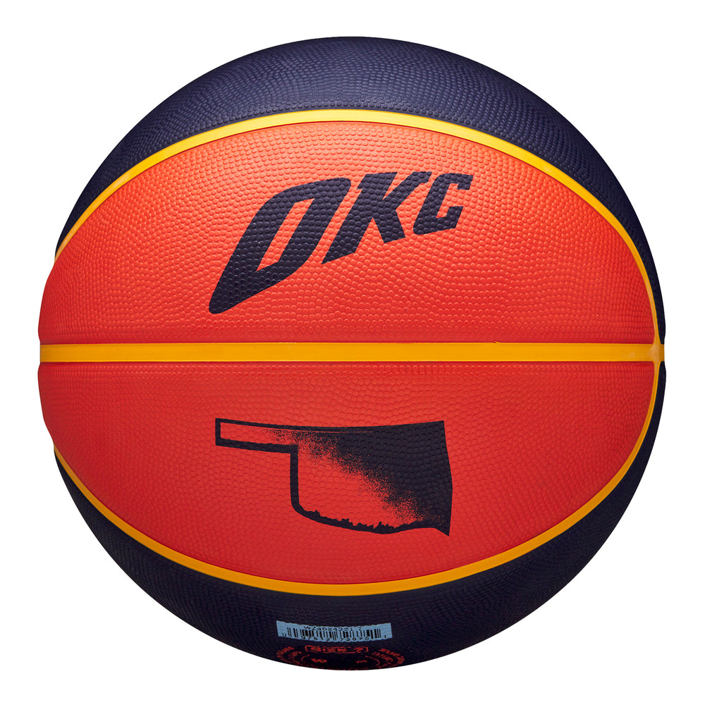 2023-24 OKLAHOMA CITY THUNDER CITY EDITION FULL SIZE ICON BASKETBALL