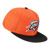 YOUTH OKC THUNDER NEW ERA SUBMLIMATED BASKETBALL HAT - Front Right View