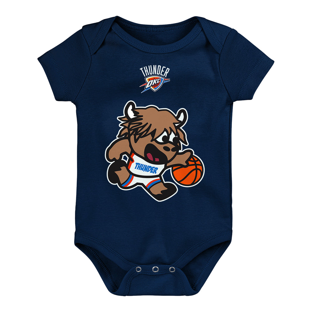 INFANT OKLAHOMA CITY THUNDER RUMBLE ONESIE