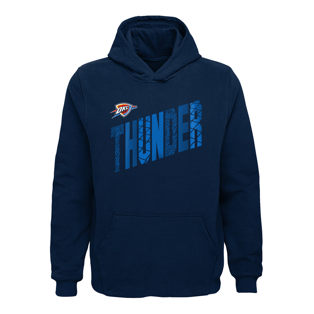 YOUTH OKLAHOMA CITY THUNDER PLAYGROUND WORDMARK HOODED SWEATSHIRT