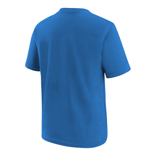 YOUTH OKLAHOMA CITY THUNDER NIKE PRIMARY LOGO T-SHIRT - back view