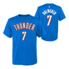 YOUTH OKLAHOMA CITY THUNDER ICON CHET HOLMGREN NAME & NUMBER T-SHIRT