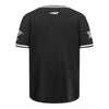 Youth Oklahoma City Thunder Classic Striped Ribbed T-Shirt in Black - Back View