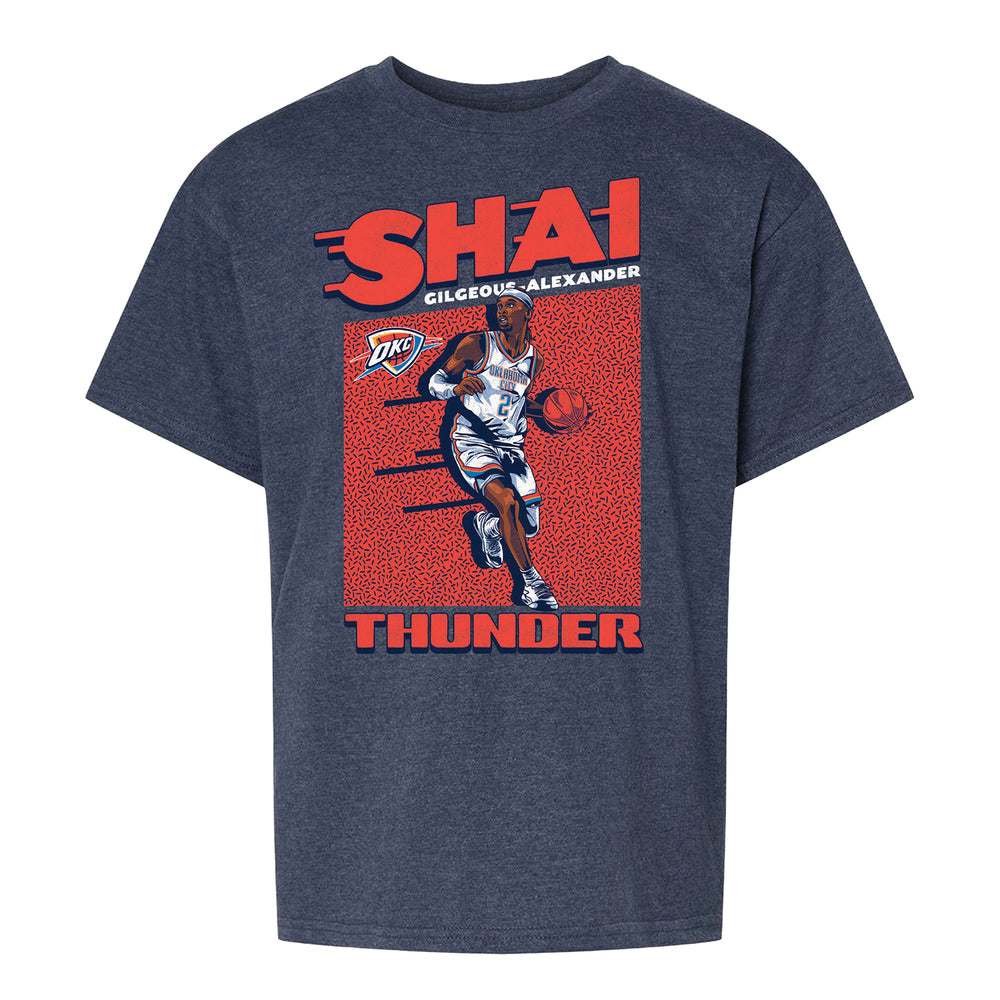 Youth Oklahoma City Thunder Shai Gilgeous-Alexander Action T-Shirt