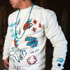 OKC Thunder Round21 Native Heritage Cream Crewneck