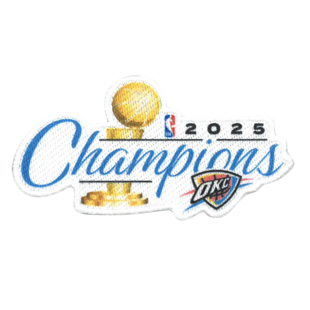OKC THUNDER 2025 NBA CHAMPIONS PATCH