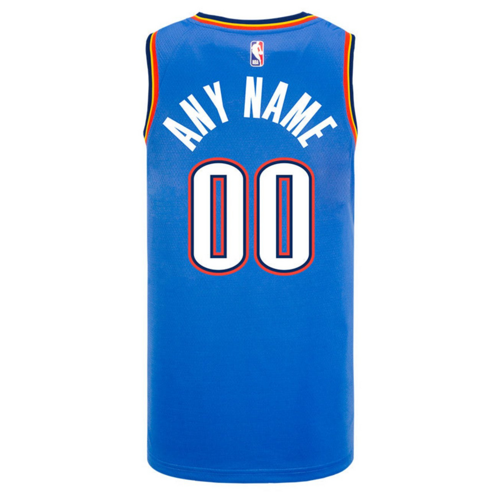YOUTH OKLAHOMA CITY THUNDER CUSTOM ICON SWINGMAN JERSEY 2025-26