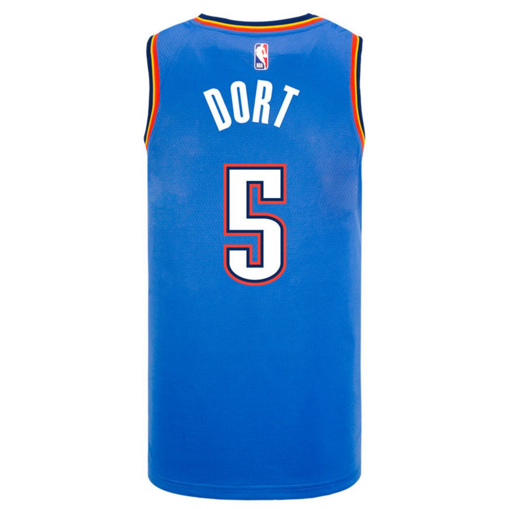 YOUTH OKLAHOMA CITY THUNDER LUGUENTZ DORT ICON SWINGMAN JERSEY 2025-26