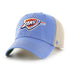Oklahoma City Thunder 47 Brand Blue Trawler Clean Up Hat - Front View