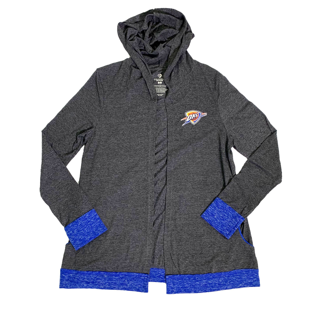 OKC THUNDER WOMENS STEEPLECHASE CARDIGAN