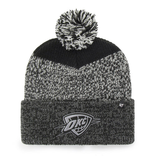 Oklahoma City Thunder Static Knit in Black - Front View