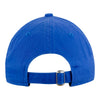 NEW ERA WOMEN'S THUNDER GLISTEN ADJUSTABLE HAT IN BLUE - BACK VIEW