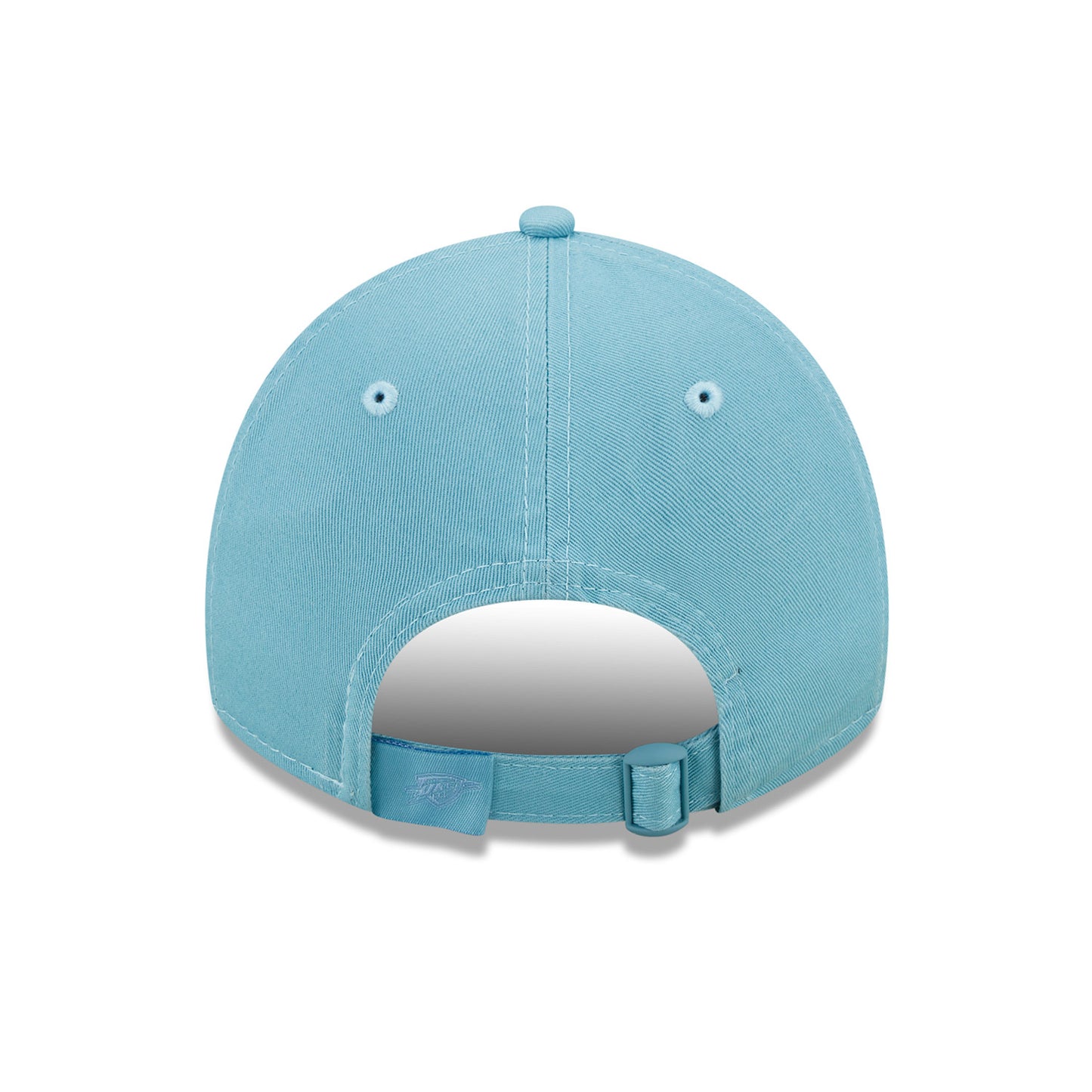 WOMEN'S NEW ERA THUNDER TONAL ADJUSTABLE HAT IN LIGHT BLUE - BACK VIEW