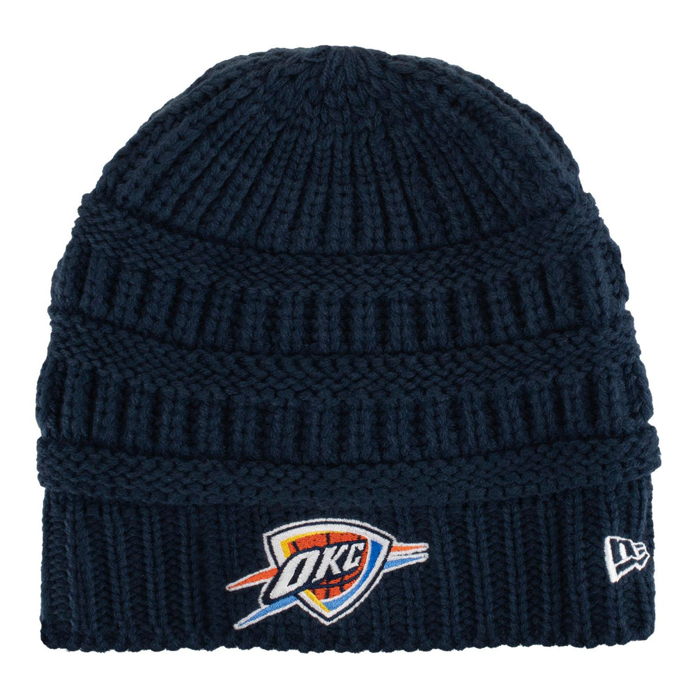 LADIES OKC THUNDER NEW ERA COMFY CHEER KNIT HAT