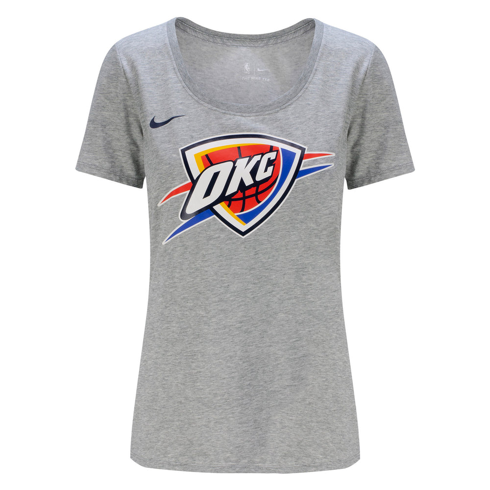 LADIES OKLAHOMA CITY THUNDER NIKE FOUNDATION DRI-FIT T-SHIRT