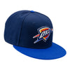 NEW ERA THUNDER SNAPBACK HAT IN BLUE - ANGLED RIGHT SIDE VIEW