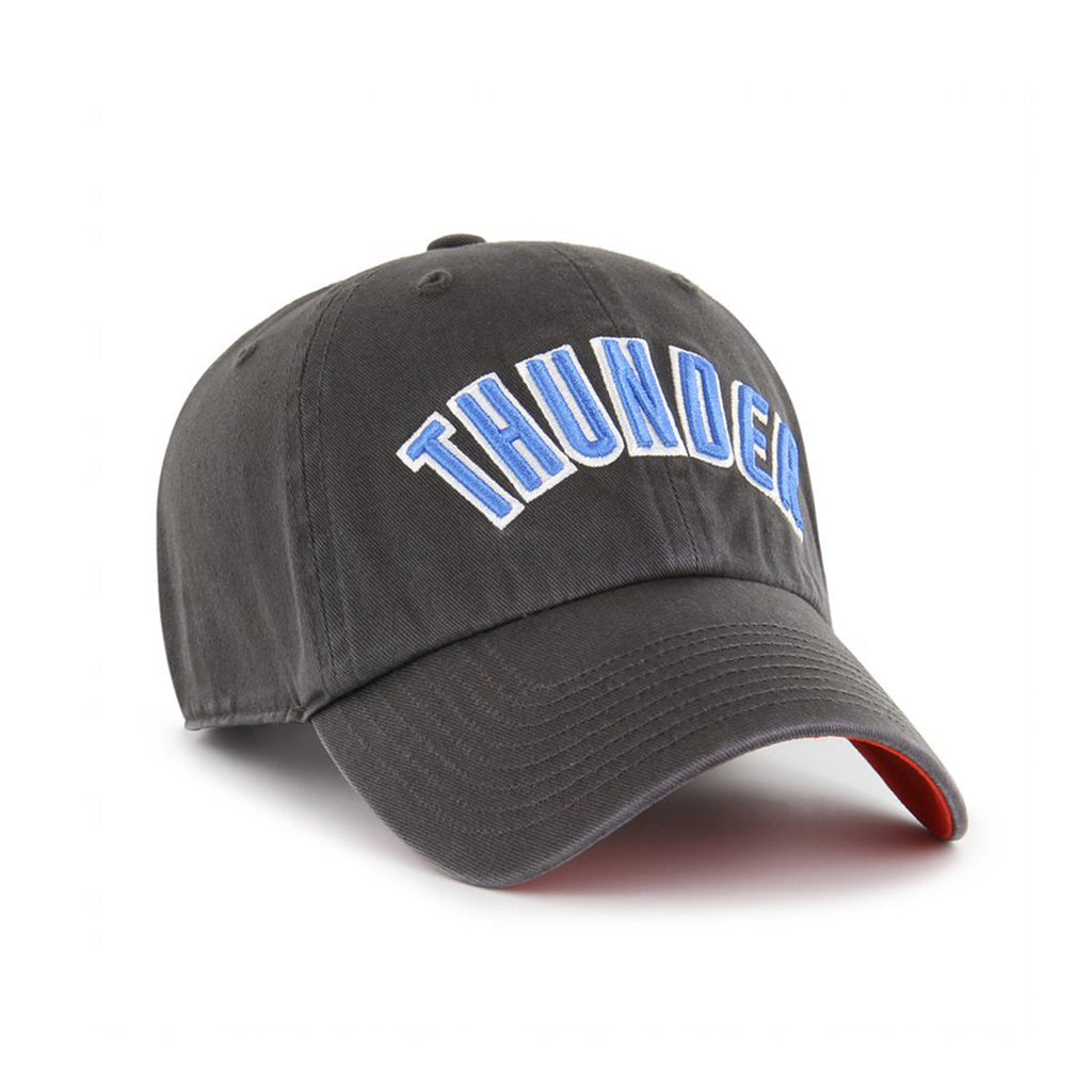 47 Brand Oklahoma City Thunder Womens Black Sparkle 47 Clean Up Hat